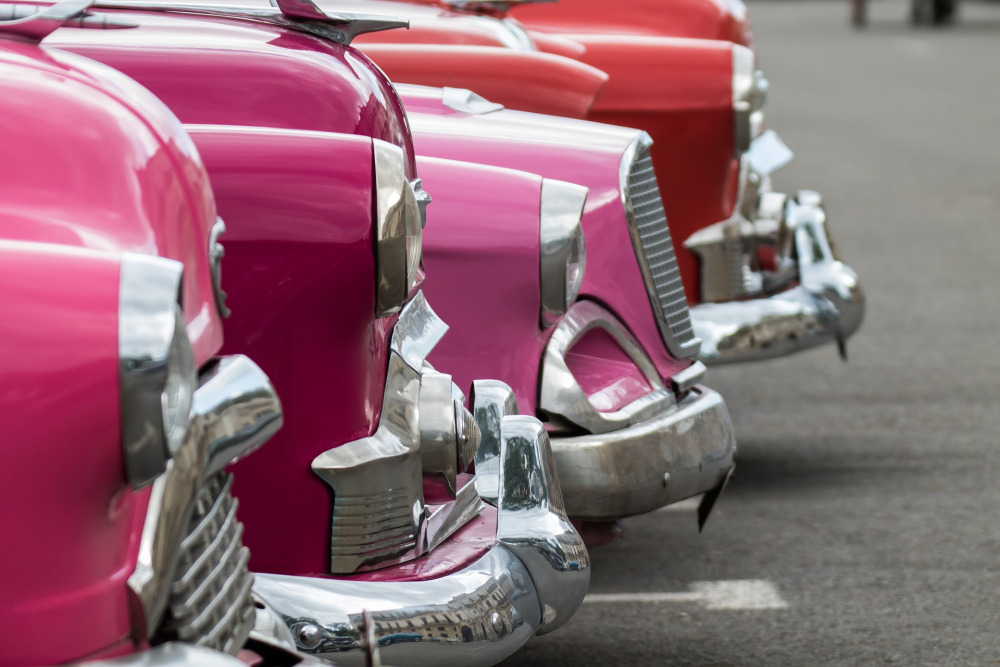 Coches típicos Cubanos