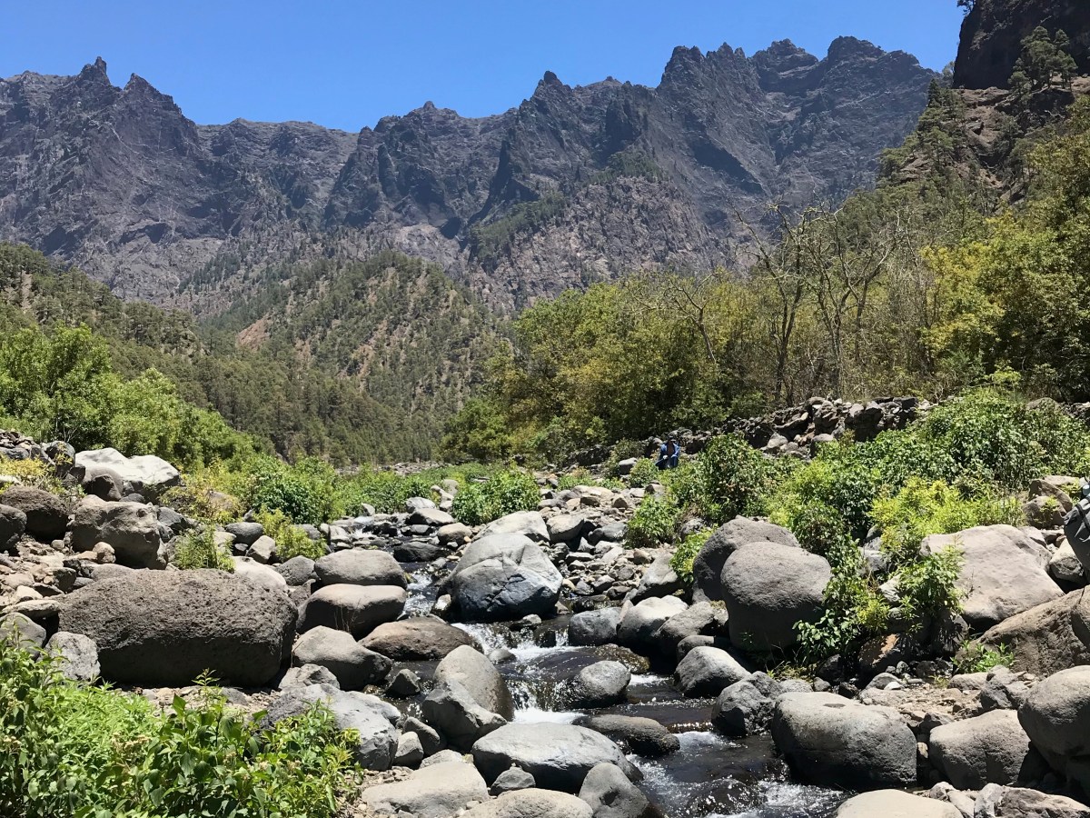 Rutas en La caldera de Taburiente: Ruta de Los&nbsp;Brecitos